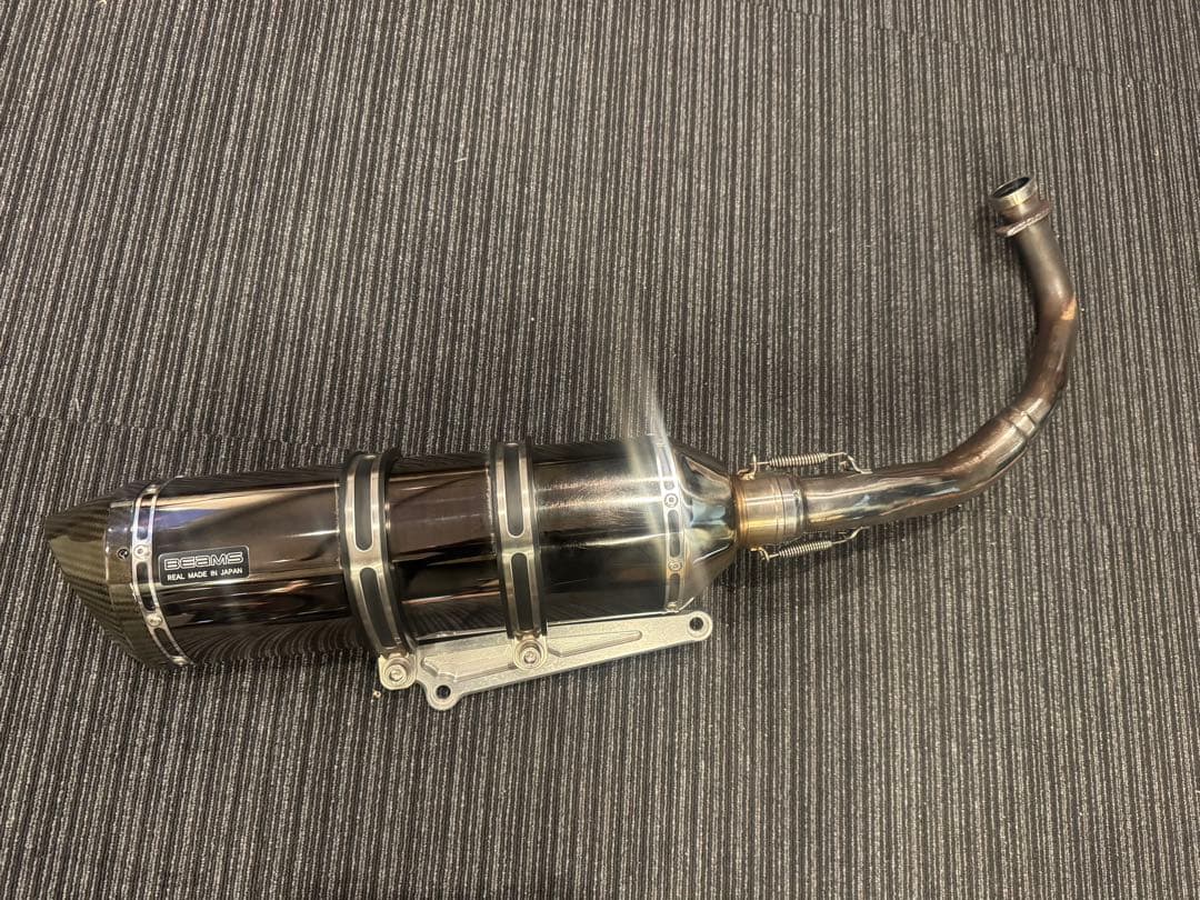 フォルツァ250 MF17 BEAMSマフラー　ビームス　スーパーメタルブラック