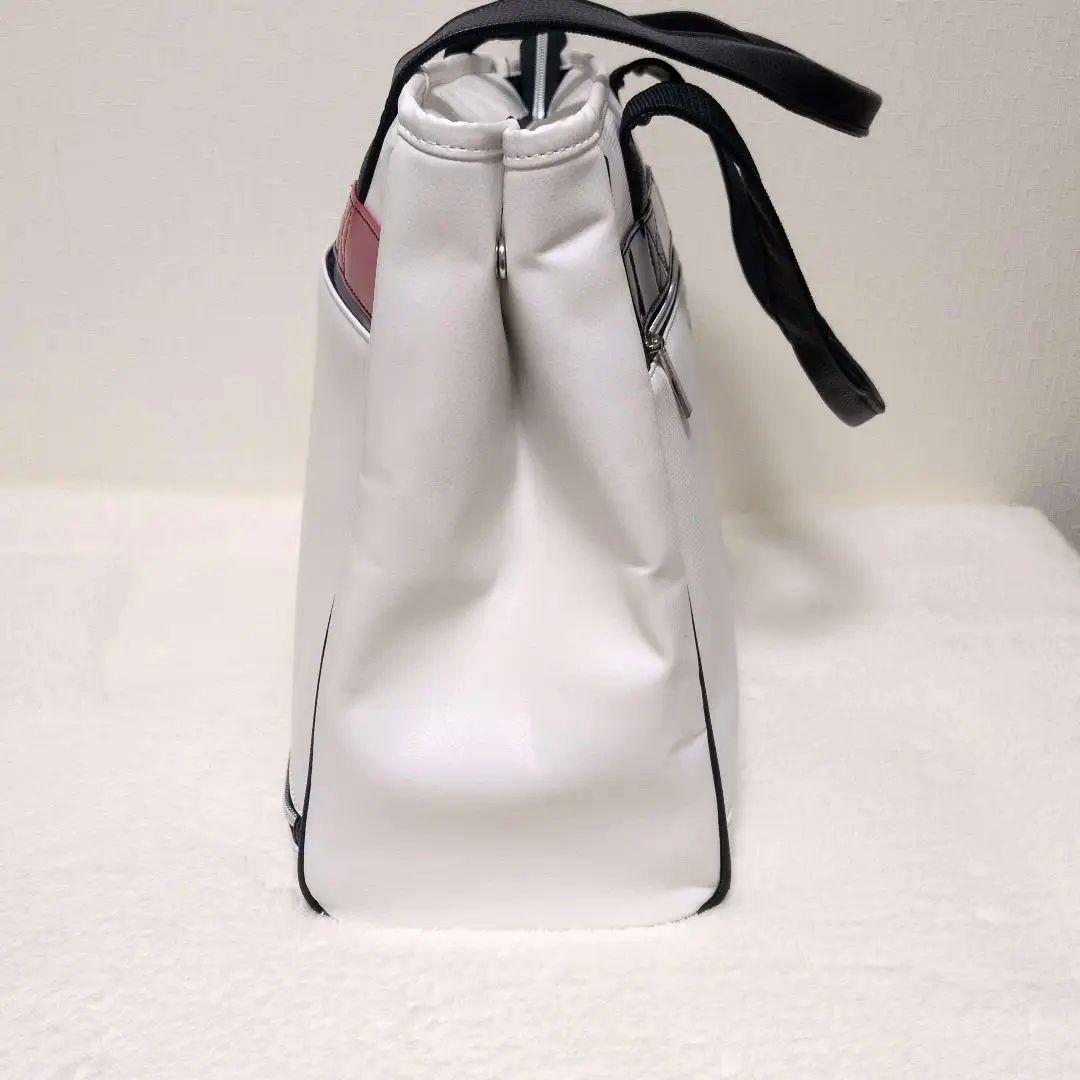 美品♡トミーヒルフィガーゴルフ ロッカーバック レザー エナメル トートバッグ