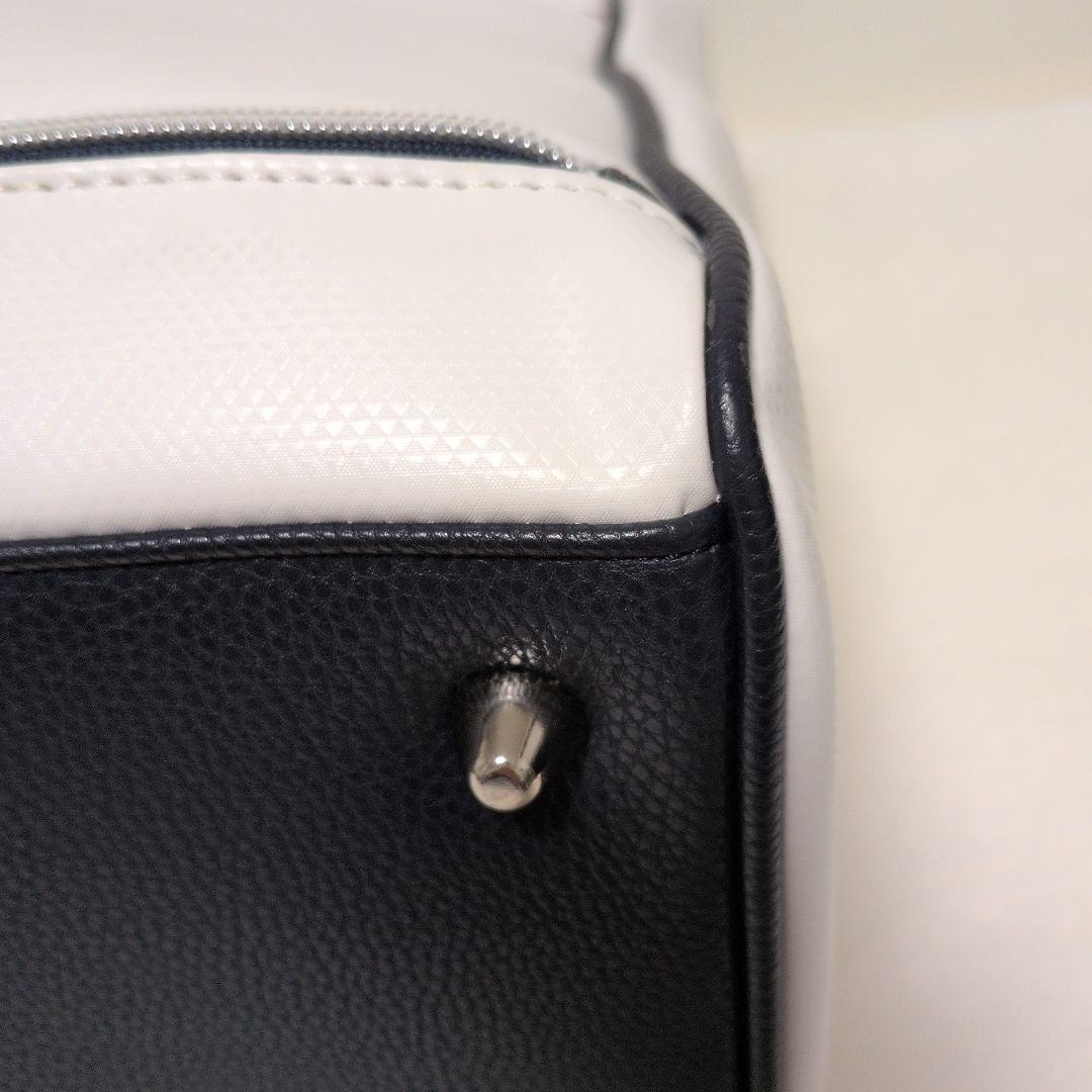 美品♡トミーヒルフィガーゴルフ ロッカーバック レザー エナメル トートバッグ