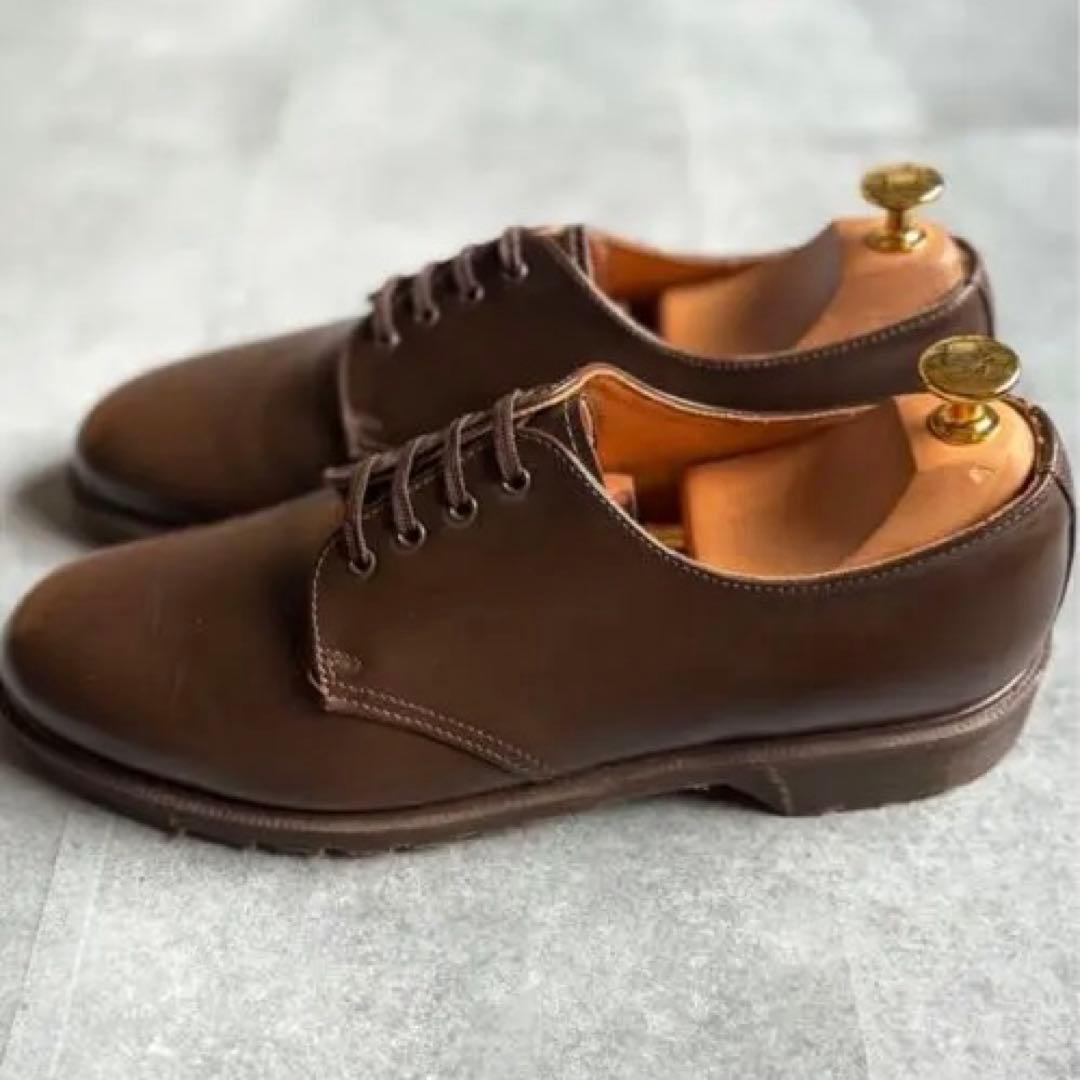 【デッドストック】イングランド製 ドクターマーチン 4ホール レザーシューズ