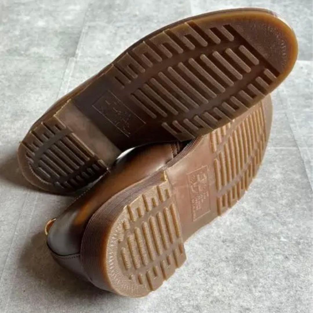 【デッドストック】イングランド製 ドクターマーチン 4ホール レザーシューズ