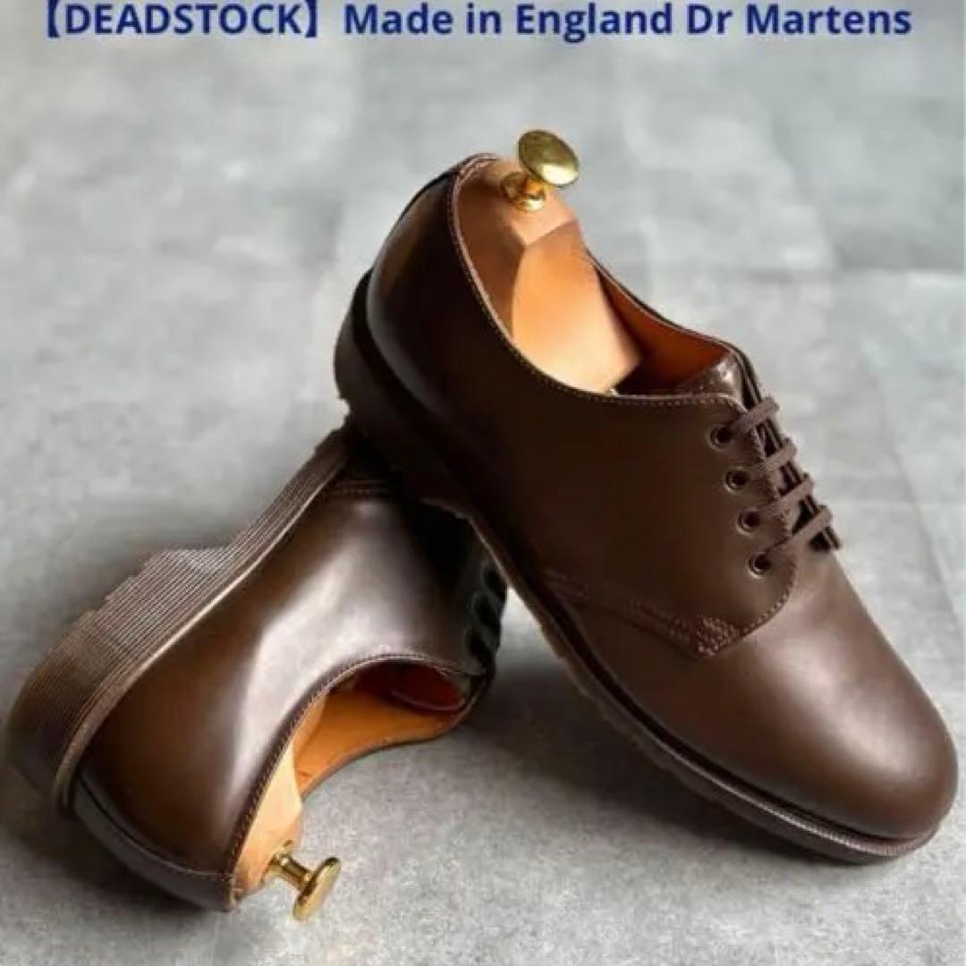 【デッドストック】イングランド製 ドクターマーチン 4ホール レザーシューズ