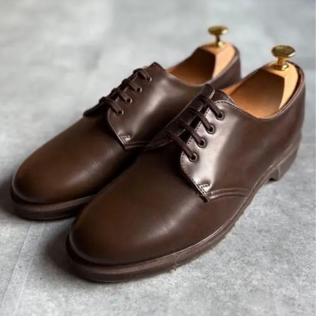 【デッドストック】イングランド製 ドクターマーチン 4ホール レザーシューズ