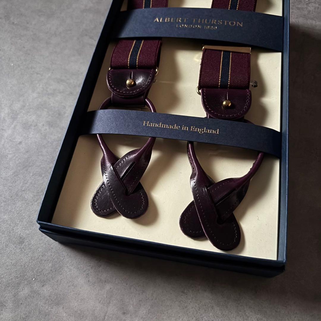 【新品】 THURSTON サスペンダー イングランド製　AT33