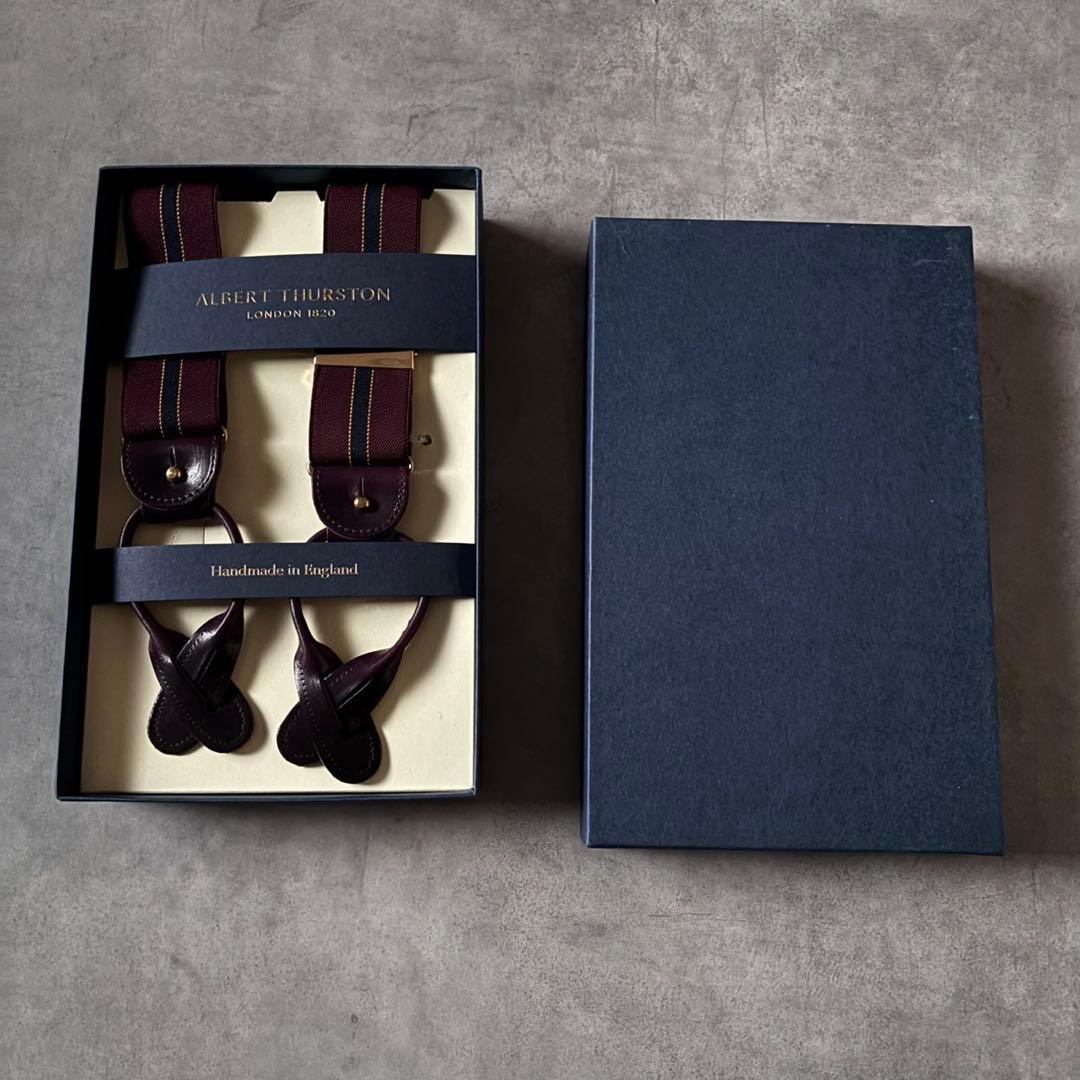 【新品】 THURSTON サスペンダー イングランド製　AT33