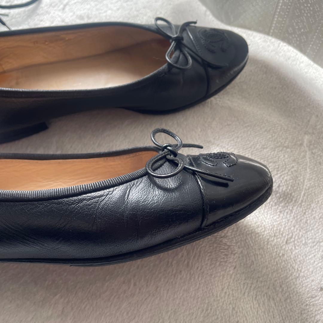 CHANEL バレエシューズ バレリーナ　22.5