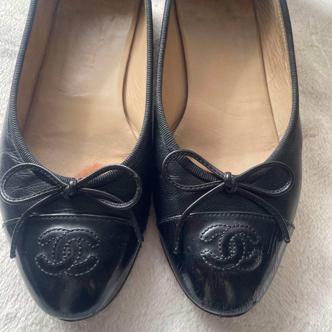 CHANEL バレエシューズ バレリーナ　22.5