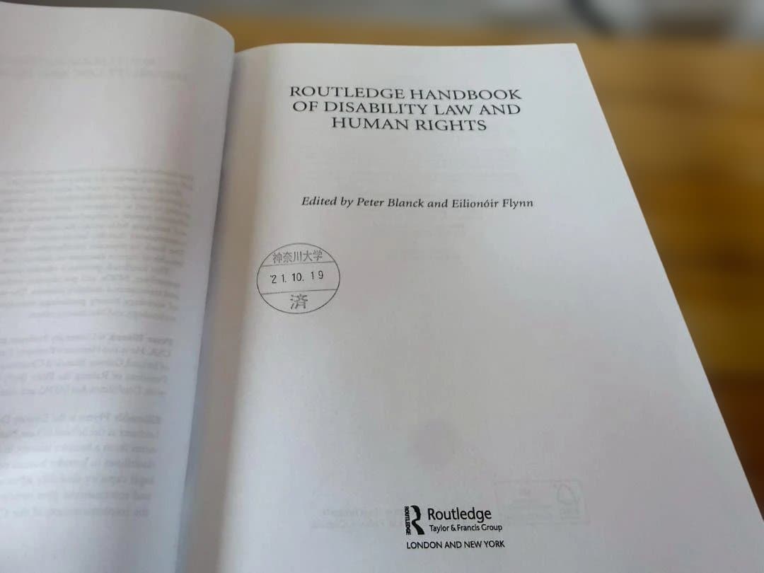 洋書 Routledge Handbook of Disability