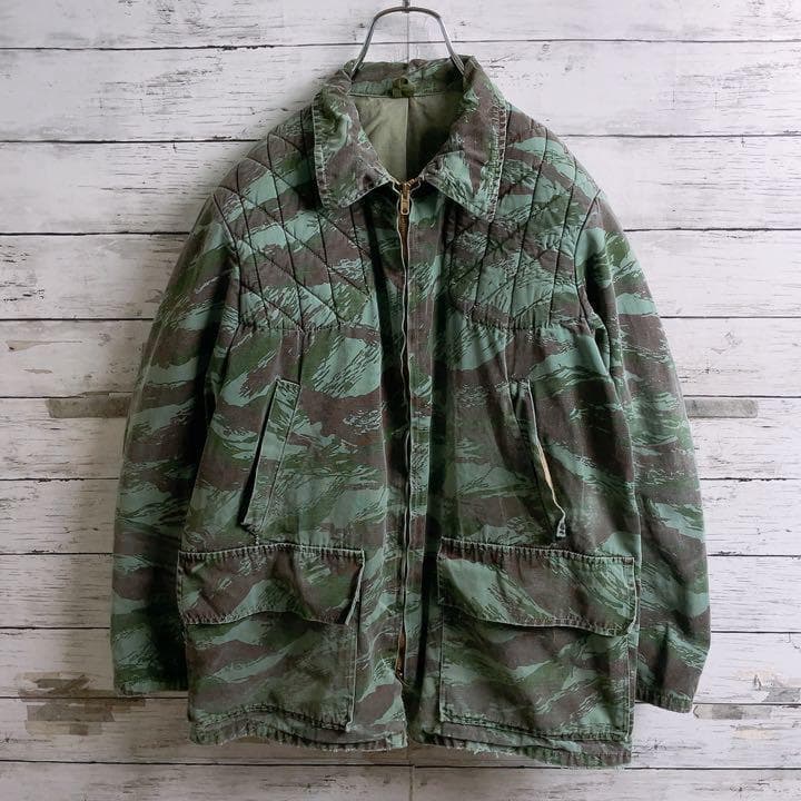 60'sユーロヴィンテージ【フランス製】メタル動物ボタン付ハンティングジャケット