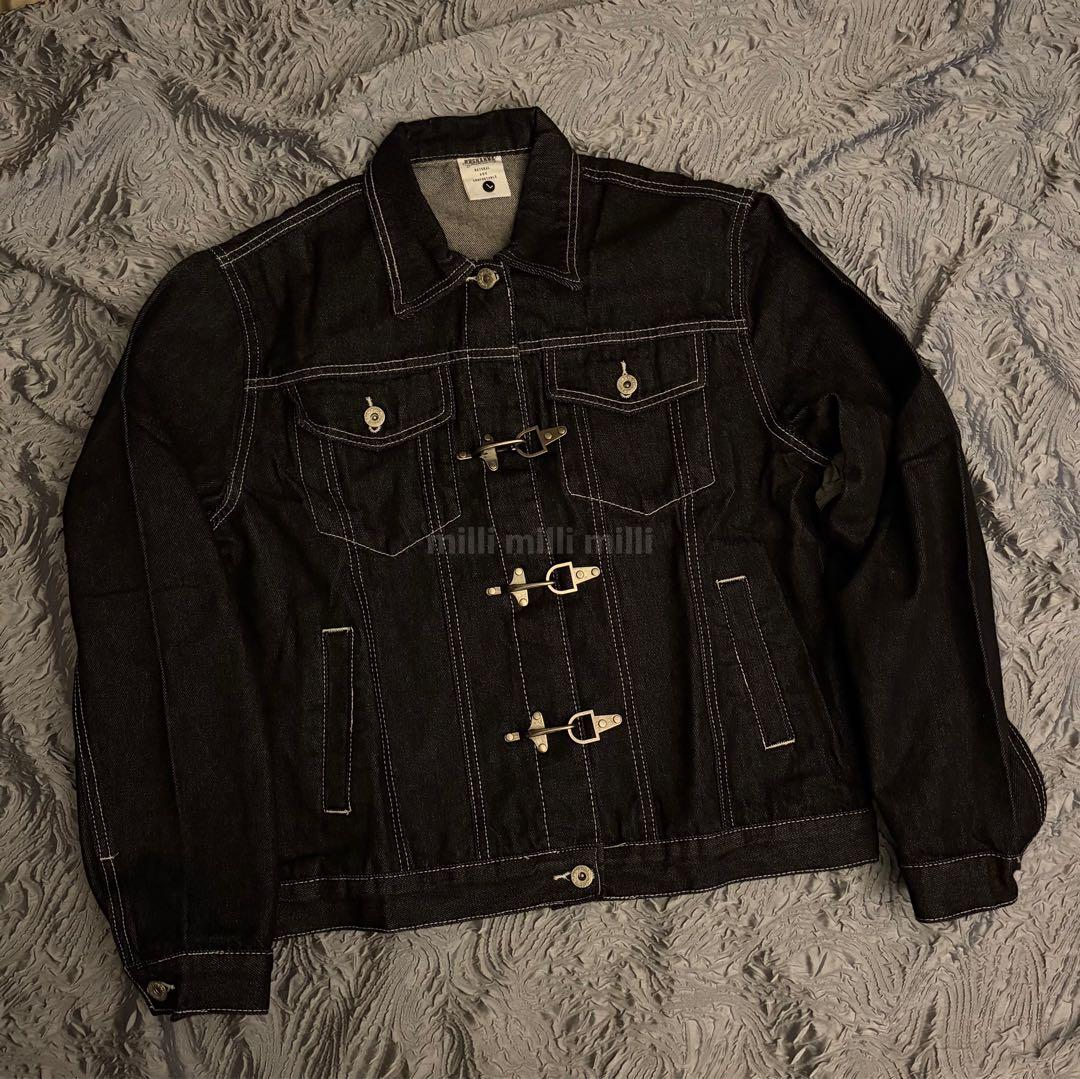 短丈 ファイヤーマンジャケットdenim jacket