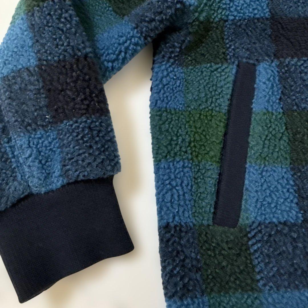 W⭐︎ お正月セールファミリア　リバーシブルジャケット　130 ファミリアチェック