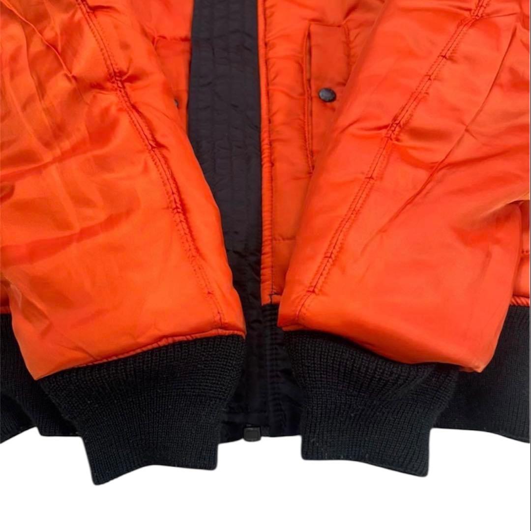 ジャケット・アウター AVIREX commercial logo ma-1 black M