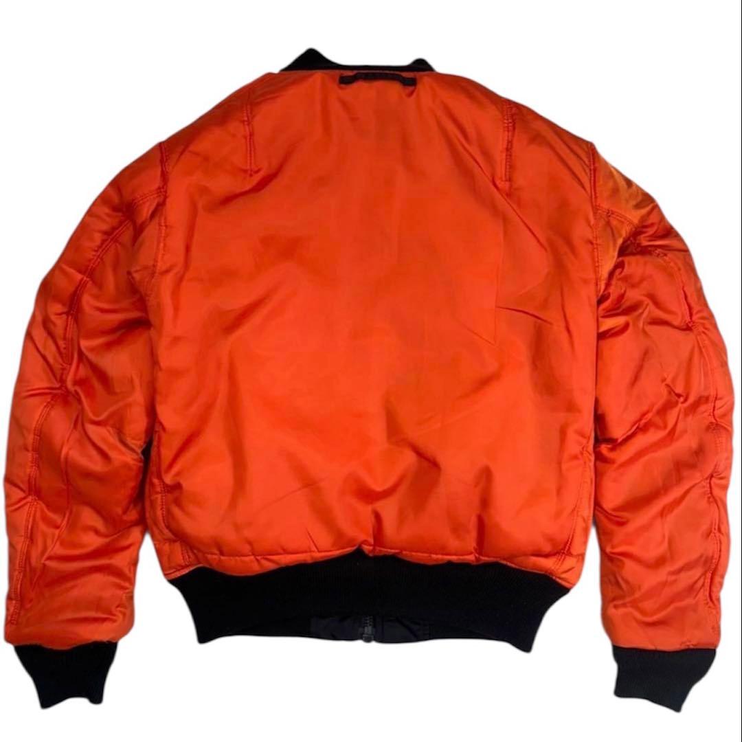 ジャケット・アウター AVIREX commercial logo ma-1 black M