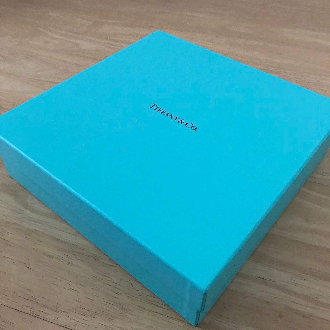 TIFFNY &Co.プラチナブルーバンド デザートプレート4枚セット