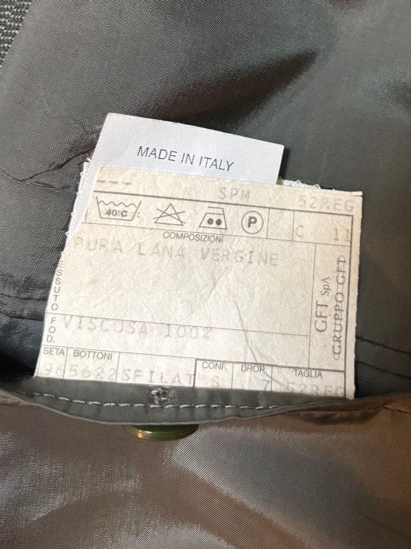 GIORGIO ARMANI スーツ上下　グレーグリーン