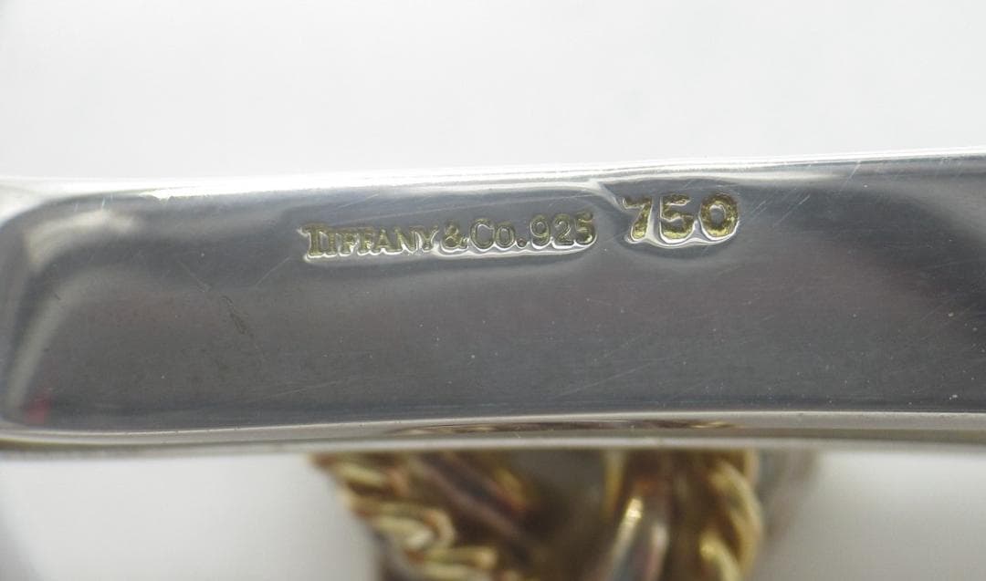 ティファニー　タイピン SV925 / 750 刻印有　中古品