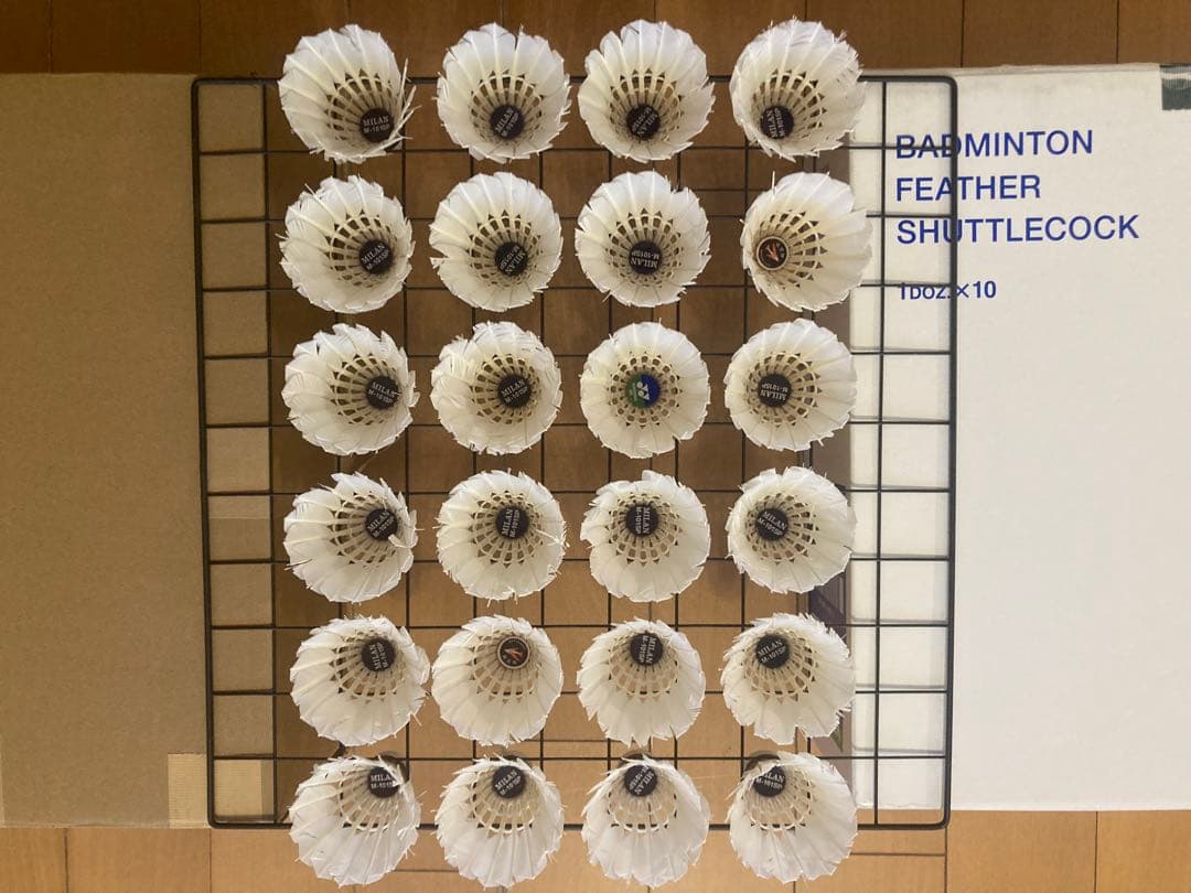 ろいミランM-101SPなど基礎ノック用120個（筒はニューオフィシャル）