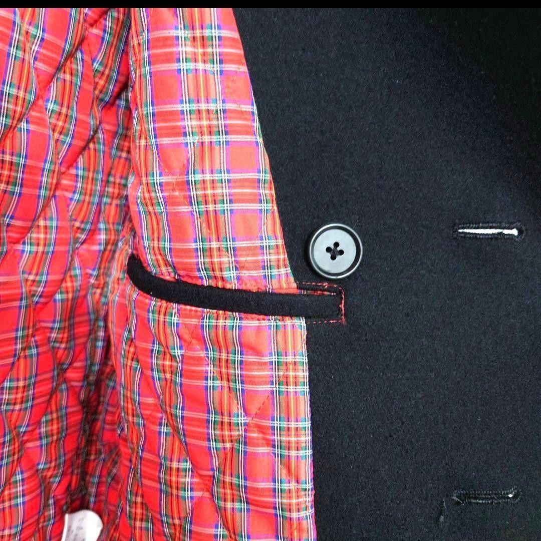 フレッドペリー FREDPERRY Pコート Mサイズ 内側チェック