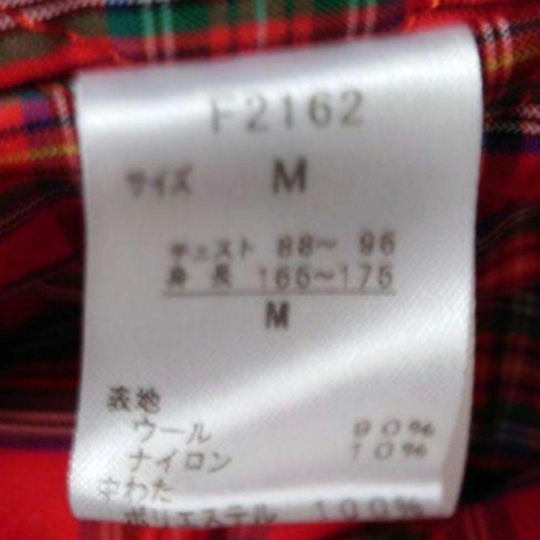 フレッドペリー FREDPERRY Pコート Mサイズ 内側チェック