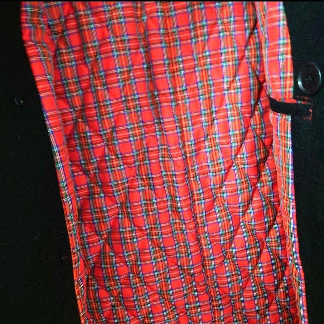 フレッドペリー FREDPERRY Pコート Mサイズ 内側チェック