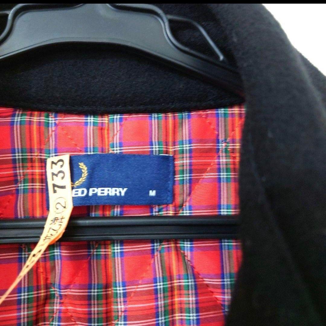 フレッドペリー FREDPERRY Pコート Mサイズ 内側チェック