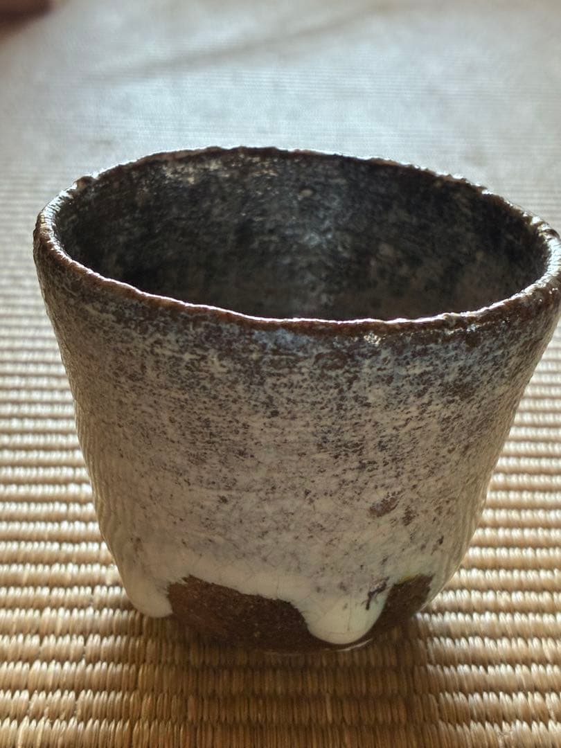 ハ*レ様 中川自然坊　斑唐津　ぐい呑み