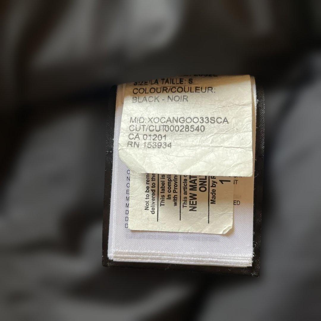 カナダグース　ダウンベスト　ブラック　S　クリーニング済み