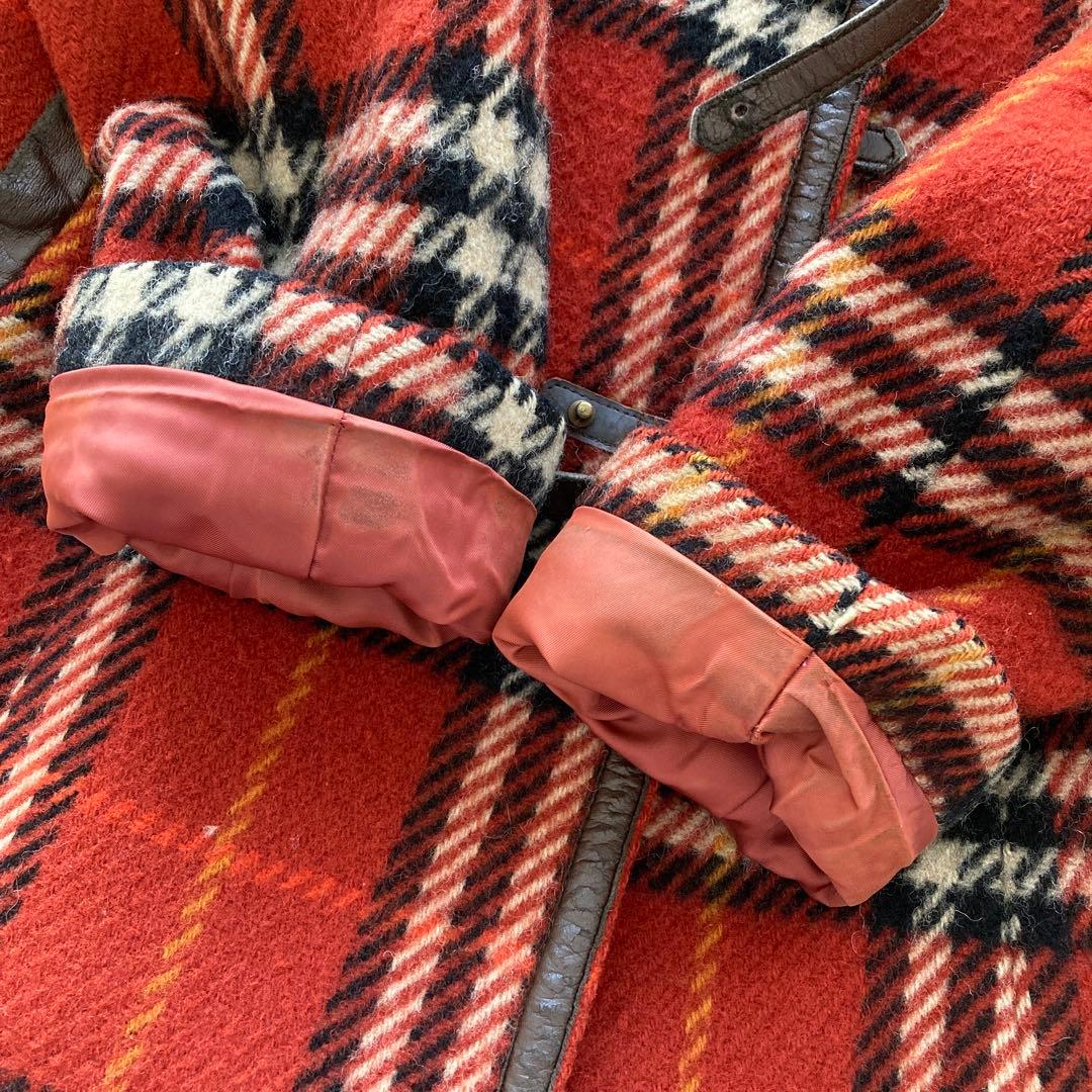 バーバリー ロンドン ブルーレーベル ノバチェック ウールロングコート