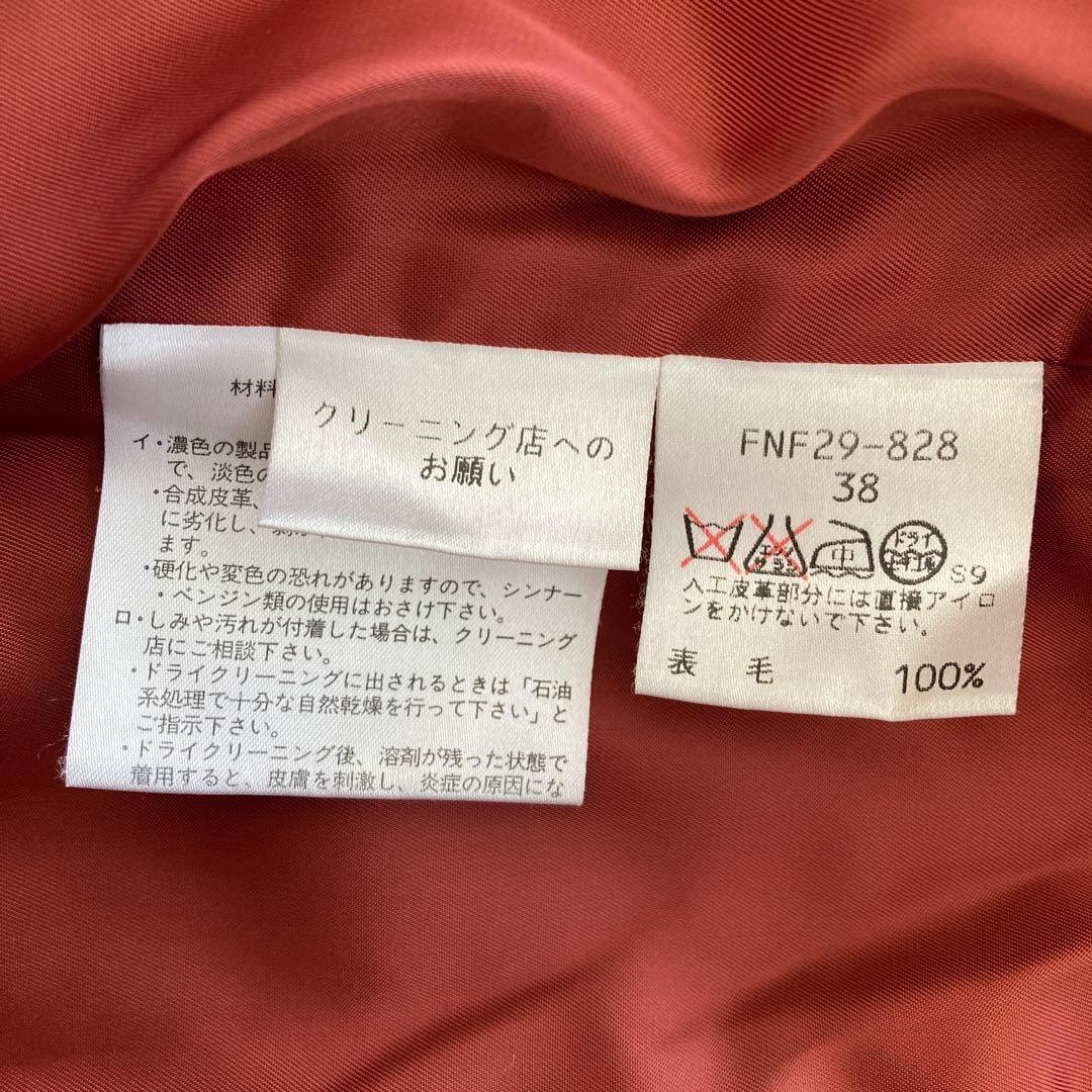 バーバリー ロンドン ブルーレーベル ノバチェック ウールロングコート