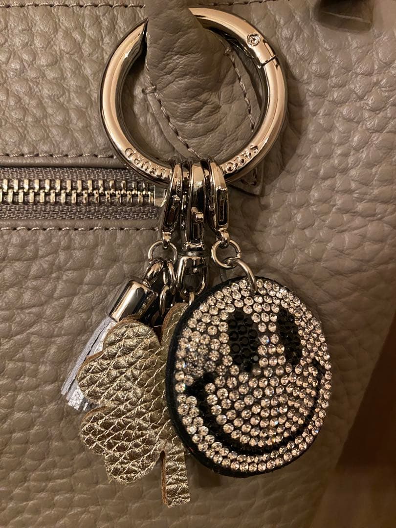 サロンドアルファード　ベージュ トープ　 ショルダー、チャームなし