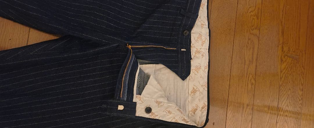 The　Stylist　Japan　カイハラデニム（ストライプ）スーツ　M