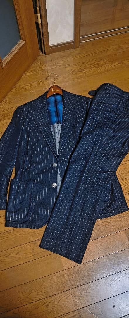 The　Stylist　Japan　カイハラデニム（ストライプ）スーツ　M