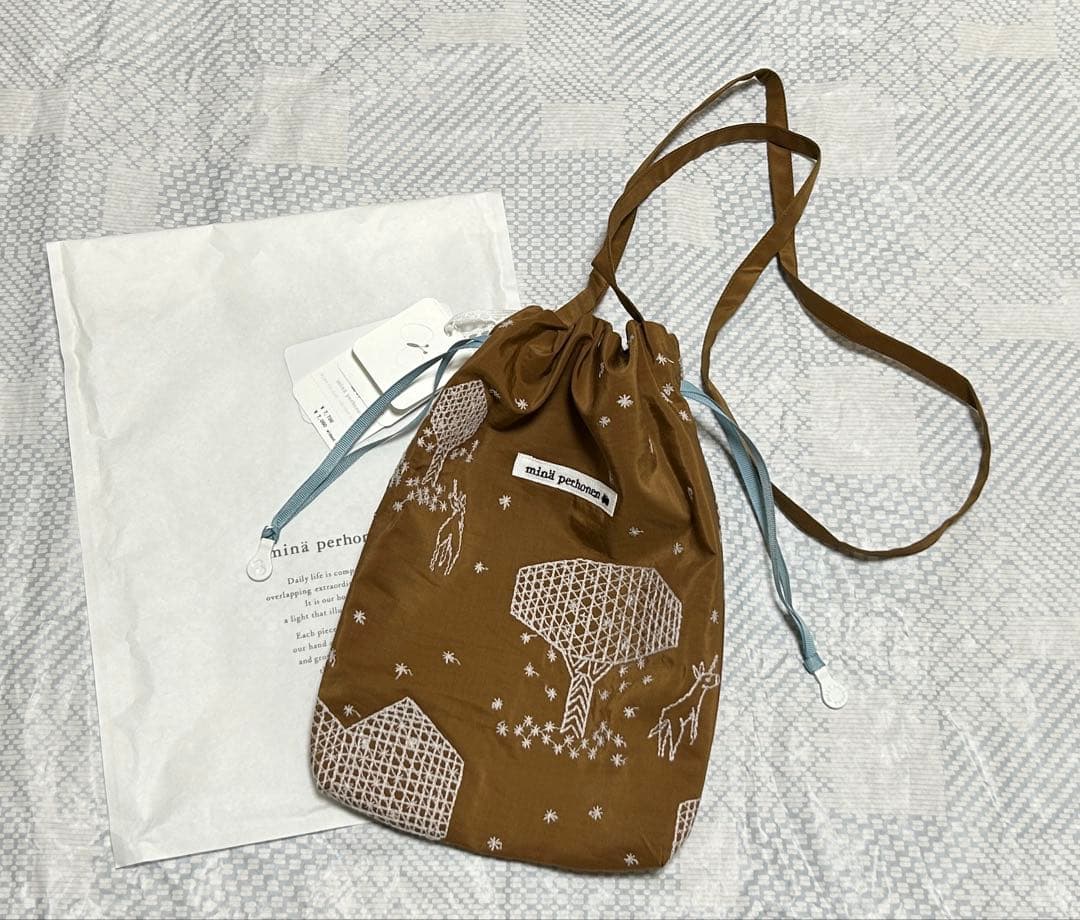 ミナペルホネン mori no hoshi サコッシュ