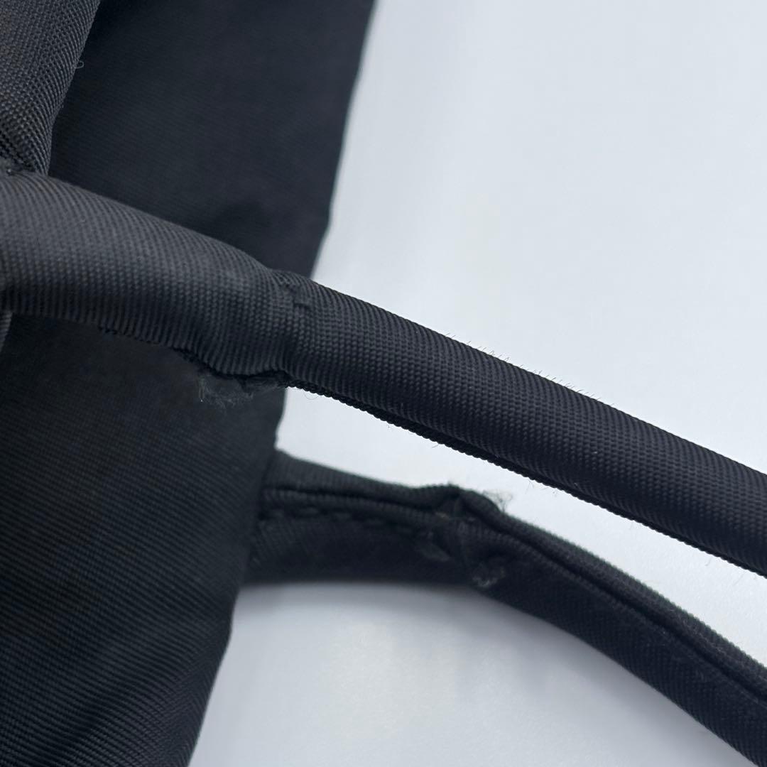 PRADA ナイロン トートバッグ ブラック 三角ロゴ 大容量 ハンドル傷あり