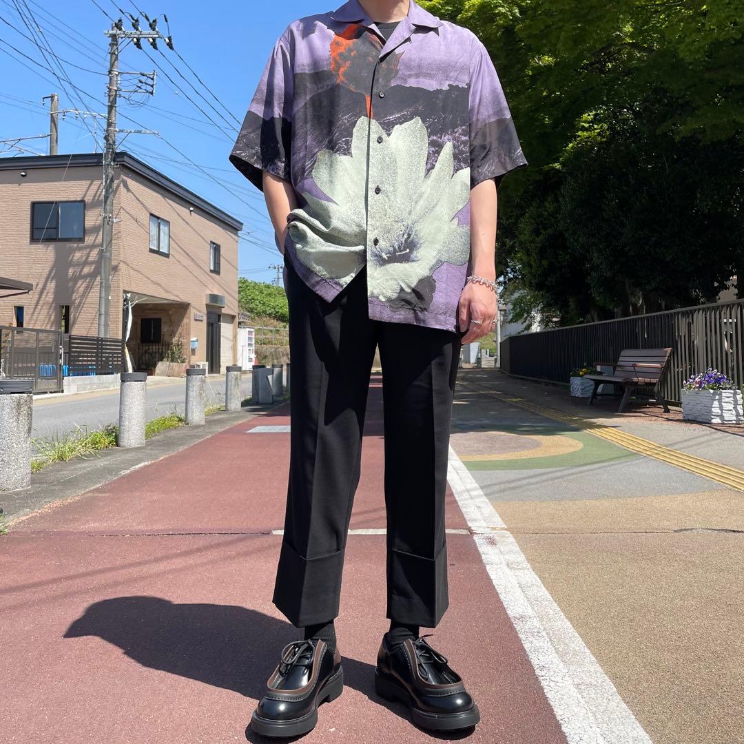 RAF SIMONS ラフシモンズ クロップド スラックス パンツ