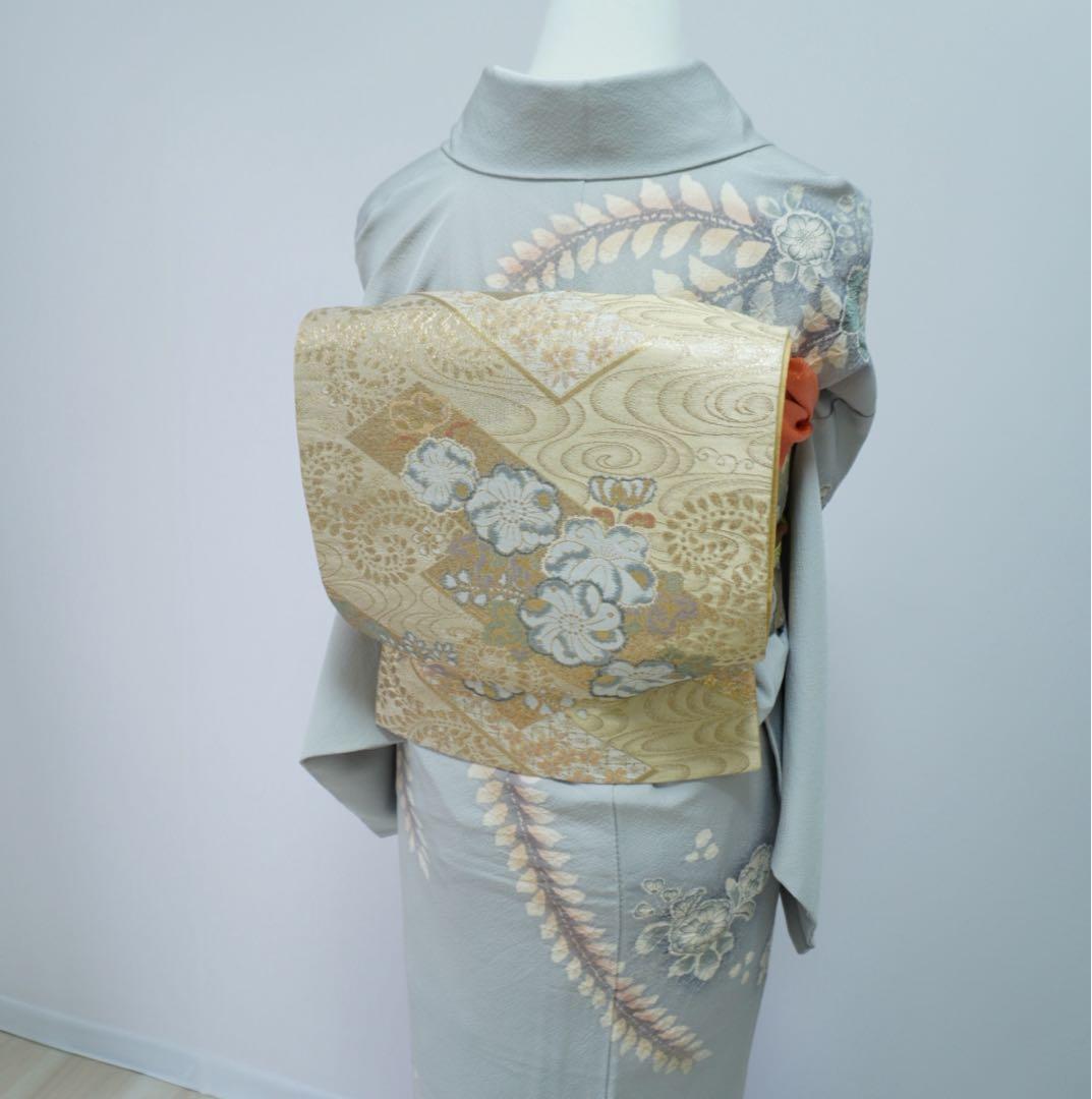 訪問着単品　正絹【254】お宮参り