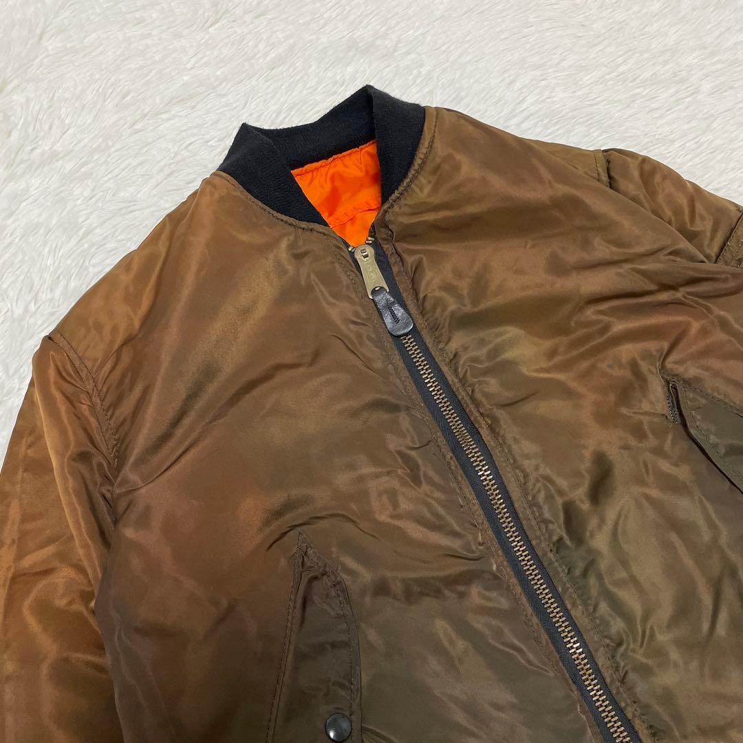 USA製 アルファインダストリー MA-1 リバーシブル フライトジャケット