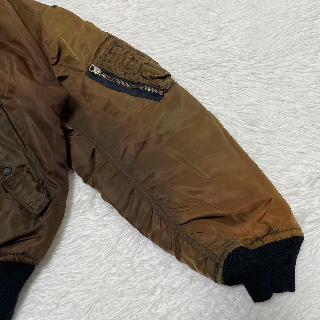 USA製 アルファインダストリー MA-1 リバーシブル フライトジャケット