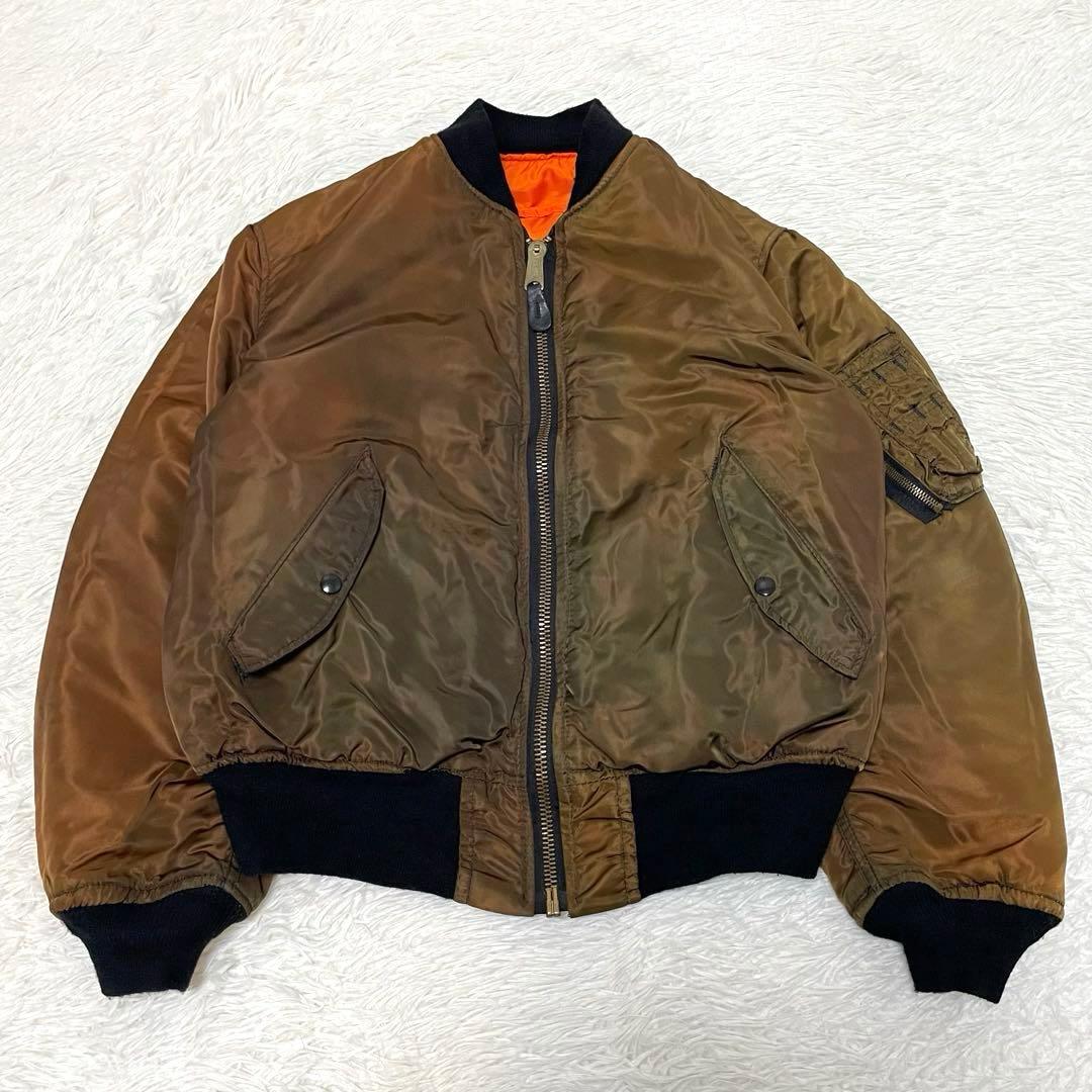 USA製 アルファインダストリー MA-1 リバーシブル フライトジャケット