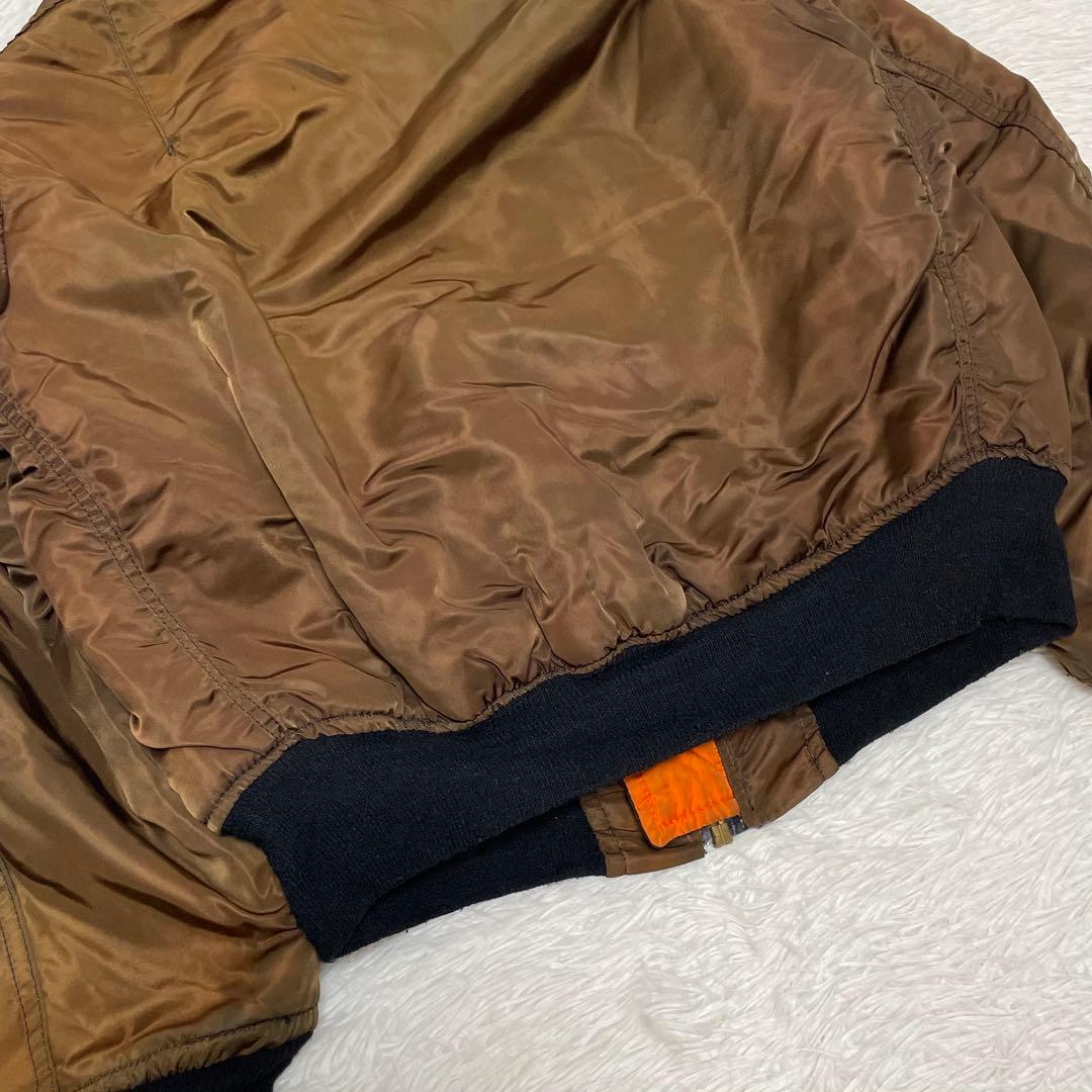 USA製 アルファインダストリー MA-1 リバーシブル フライトジャケット