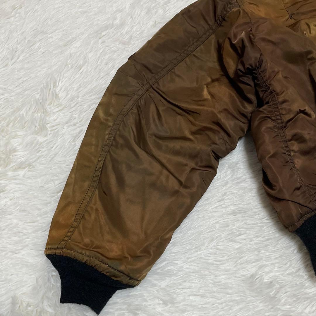 USA製 アルファインダストリー MA-1 リバーシブル フライトジャケット