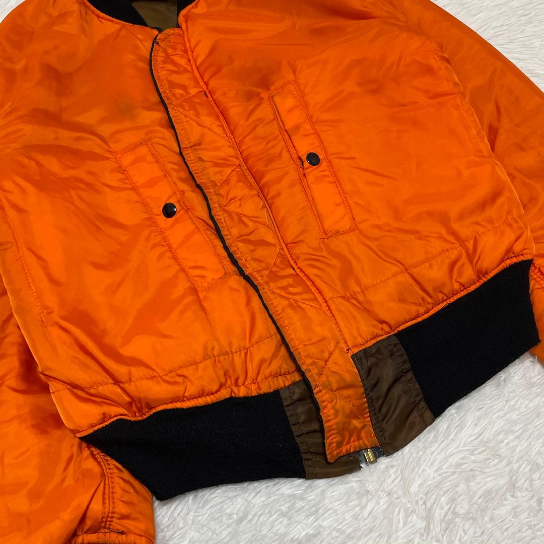 USA製 アルファインダストリー MA-1 リバーシブル フライトジャケット