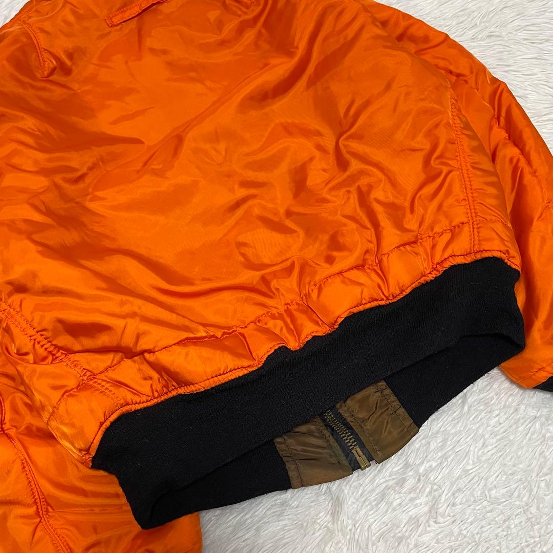 USA製 アルファインダストリー MA-1 リバーシブル フライトジャケット