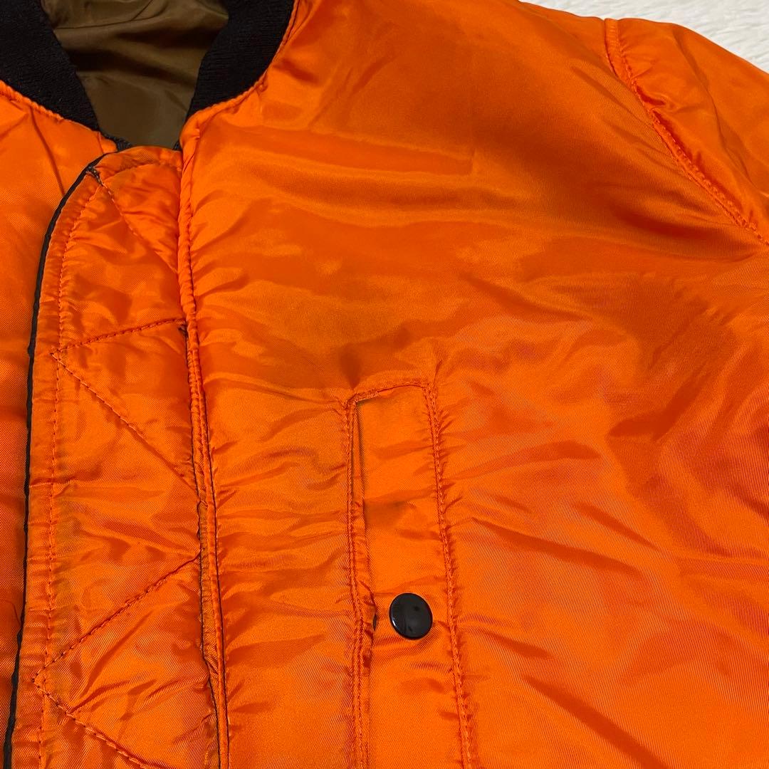 USA製 アルファインダストリー MA-1 リバーシブル フライトジャケット