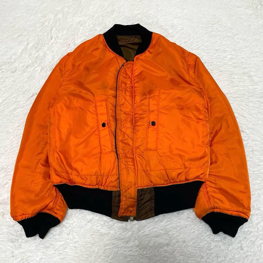 USA製 アルファインダストリー MA-1 リバーシブル フライトジャケット