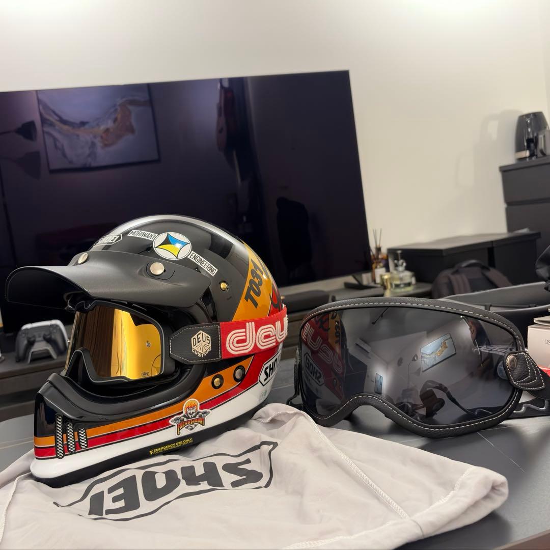 SHOEI EX-ZERO XL 100%シールド おまけつき