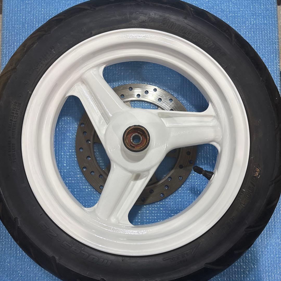 当時物 ホンダ NSR50 フロントホイールタイヤ付き