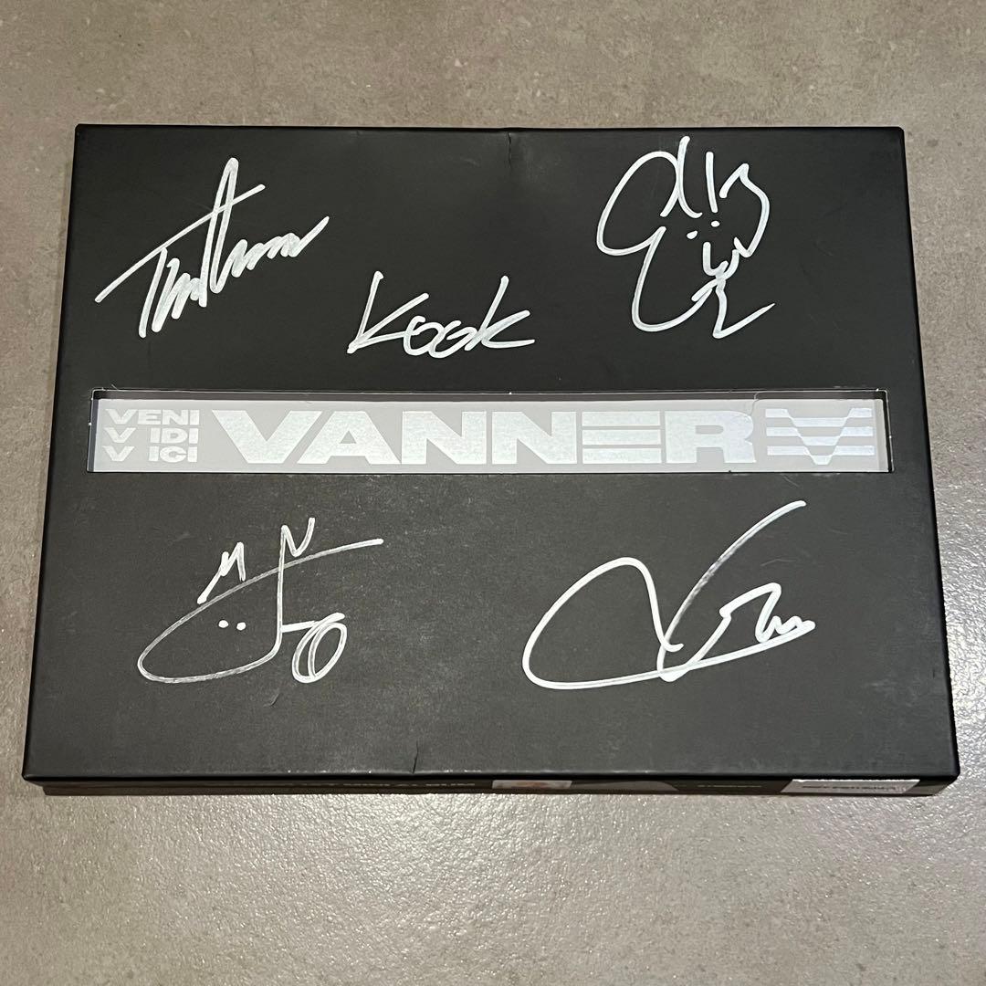 VANNER 直筆サイン アルバム テファンメッセージ入り