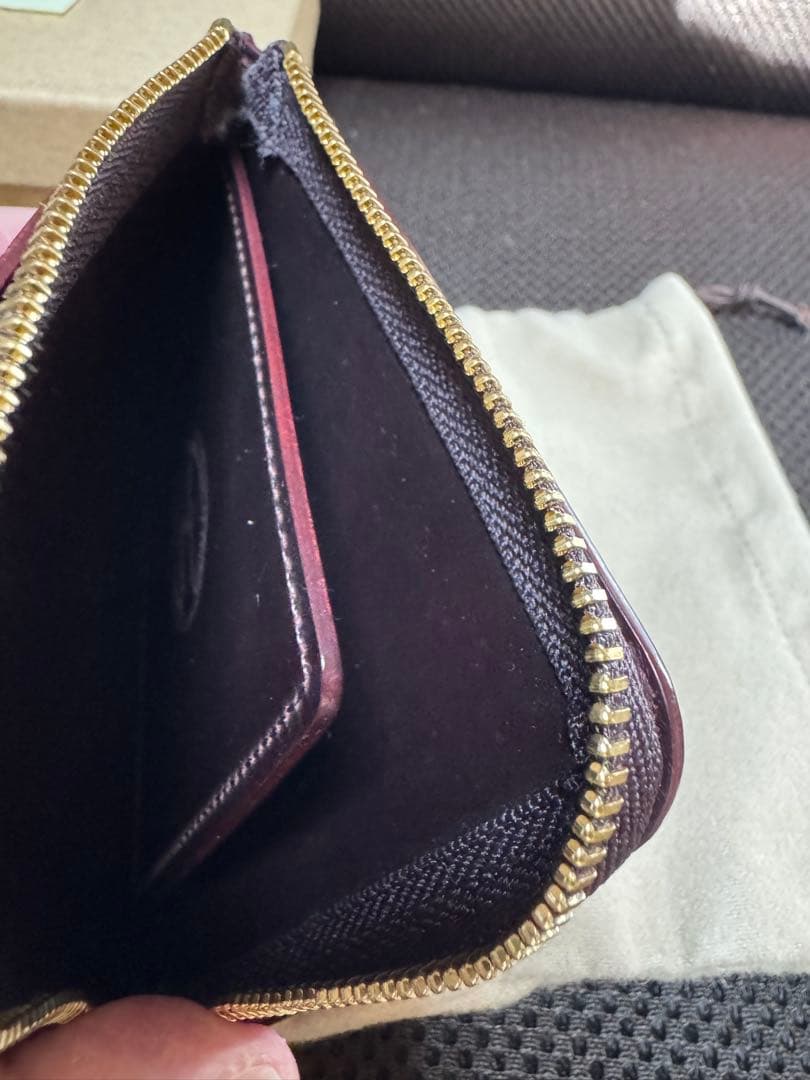 ト*ス様 【新品　フルオーダー】ganzo本店　シェルコードバン　L ZIPパー