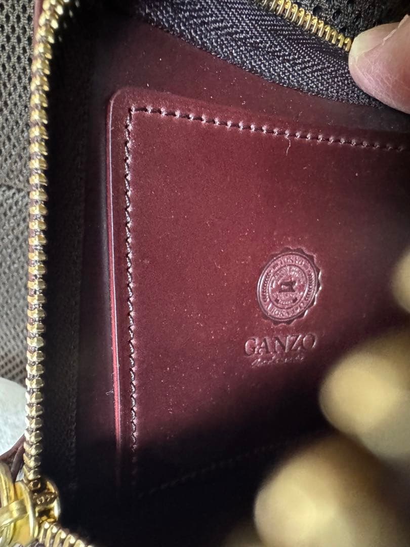 ト*ス様 【新品　フルオーダー】ganzo本店　シェルコードバン　L ZIPパー